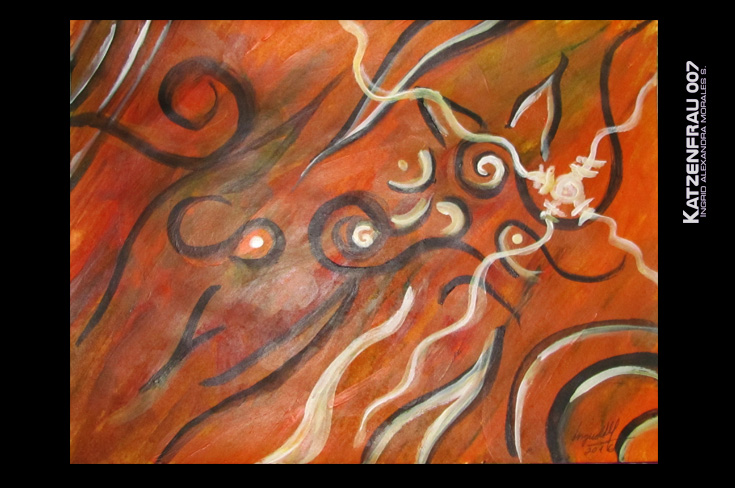 Pintura abstracta en acrílico by Ingrid Alexandra Morales S.