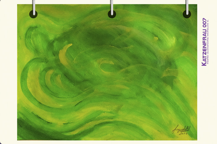 Pintura abstracta - katzenfrau007