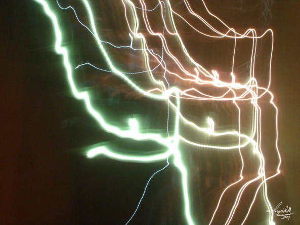 game of lights - abstract photo - Ingrid Alexandra Morales S