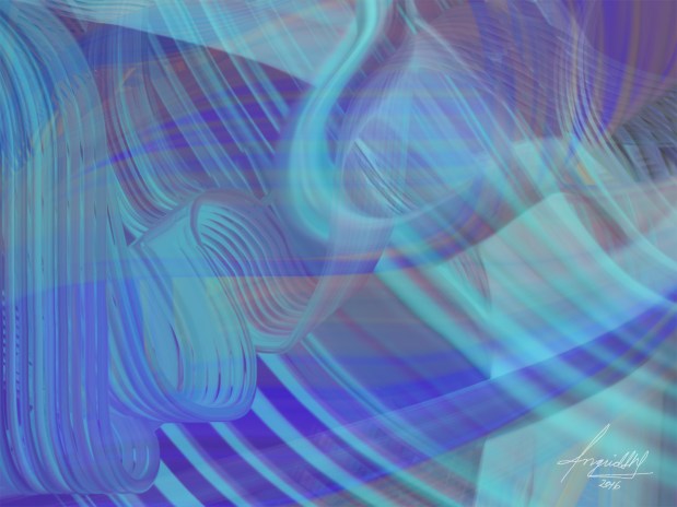 Medios mixtos - Neon -pintura abstracta - Ingrid Alexandra