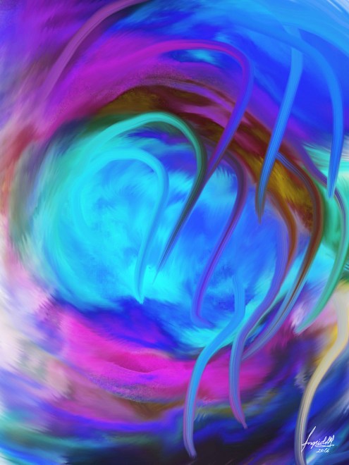 painting abstract - Ingrid Alexandra Katzenfrau007