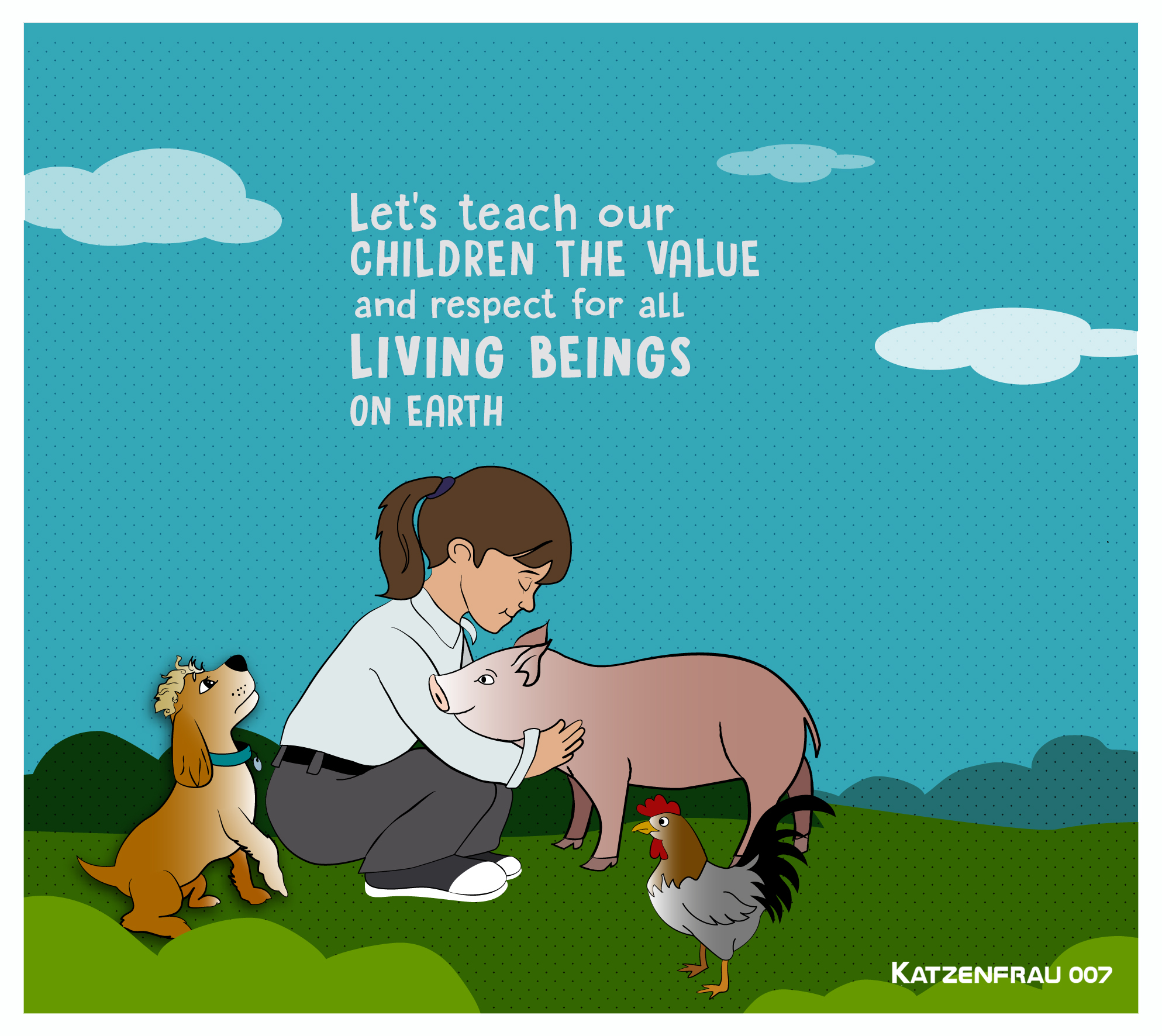 Let's teach equal animal rights - Igualdad animal