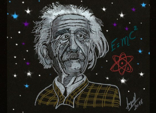 Albert Einstein con marco2 2018 8baja resolucion